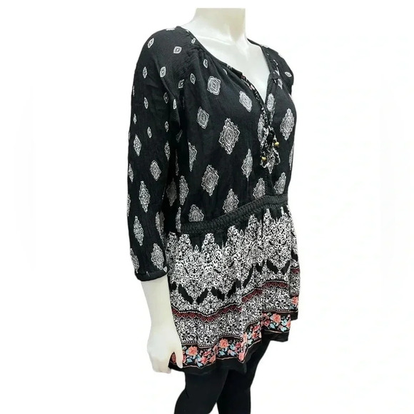 Papa Vancouver Boho Tunic Long Sleeve Top Size XL - Picture 2 of 12